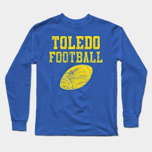 Vintage Toledo Football Long Sleeve T-Shirt